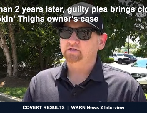 WKRN News 2 Features Covert Results in Smokin’ Thighs Case Closure